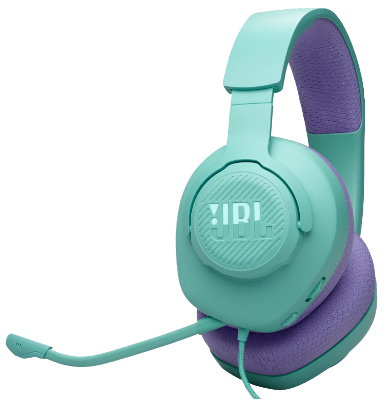 Гарнітура JBL QUANTUM 100M2 Cyan (JBLQTUM100M2CYN)