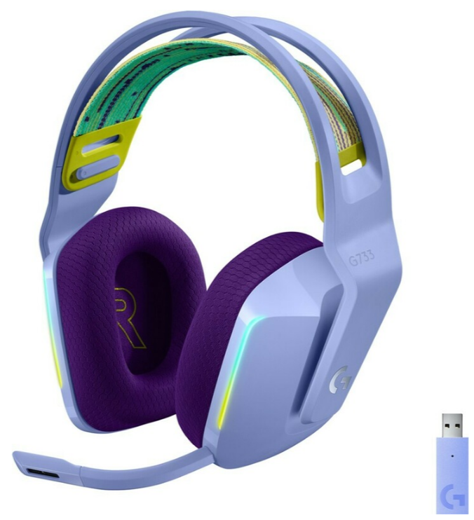 Гарнітура Logitech G733 Lightspeed Wireless RGB, LILAC