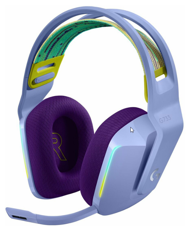 Гарнітура Logitech G733 Lightspeed Wireless RGB, LILAC