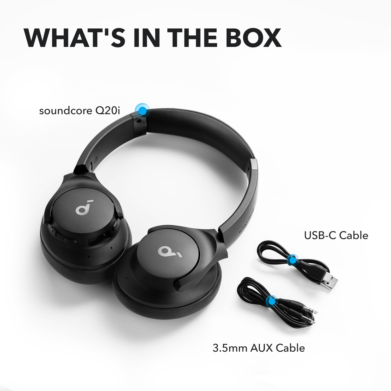 Гарнітура Anker SoundСore Q20i Black