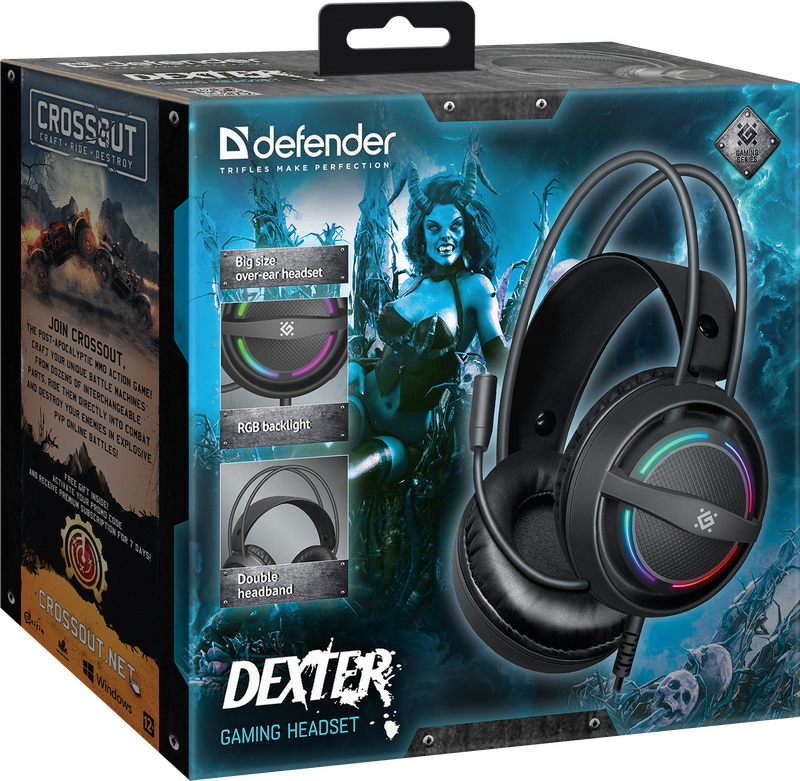 Гарнітура Defender Dexter RGB (64595)