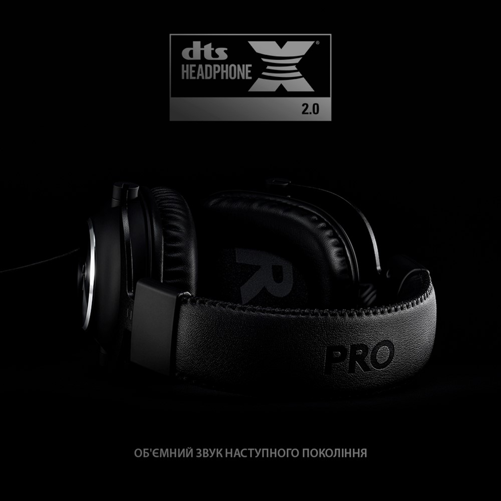 Гарнітура Logitech PRO X Gaming Headset, Black (981-000818)