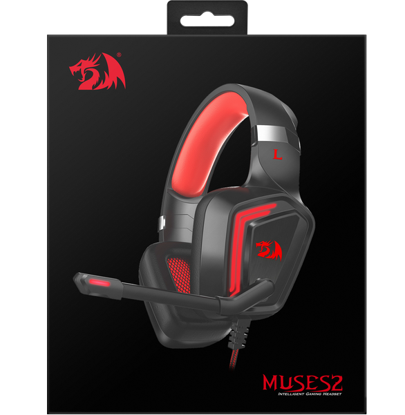 Гарнітура Redragon Muses 2 USB Black-Red (77909)