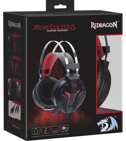 Гарнітура Redragon Memecoleous Black-Red (75096) 