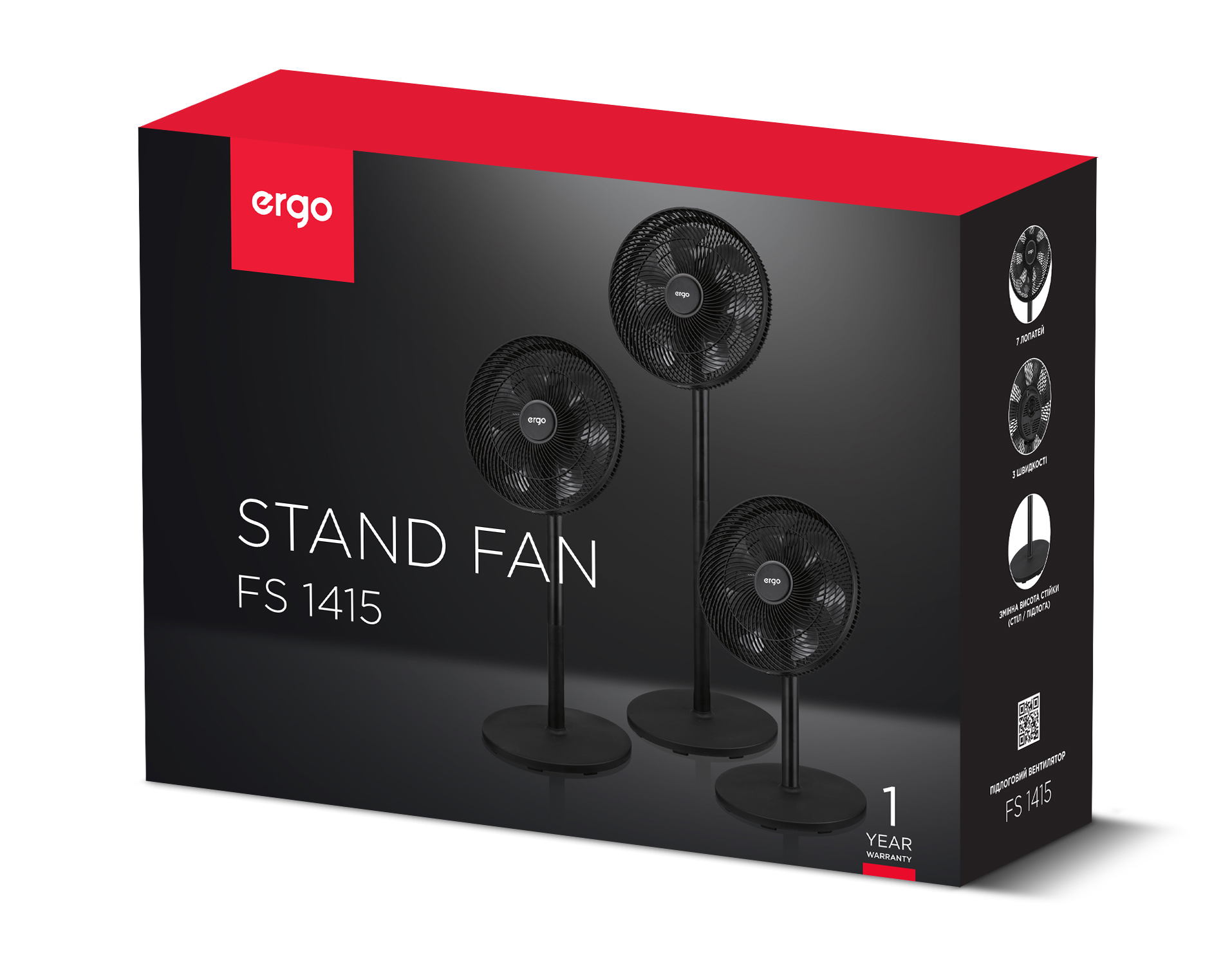 Вентилятор ERGO FS 1415