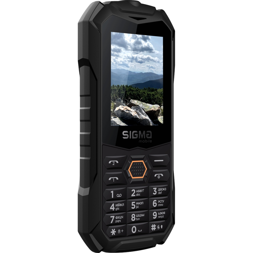 Мобільний телефон Sigma X-treme PV68 Black Orange (4827798738221)