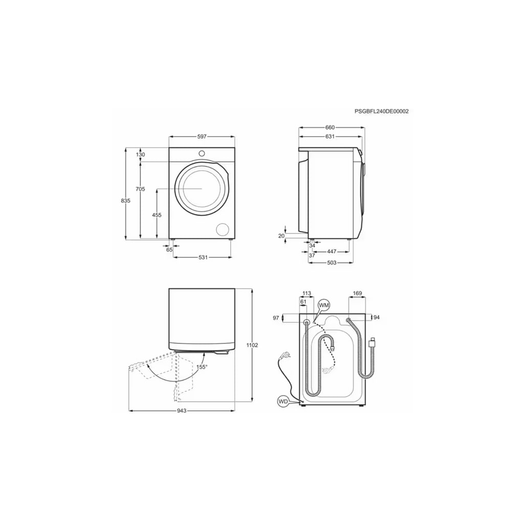 Пральна машина Electrolux EW7W4602U