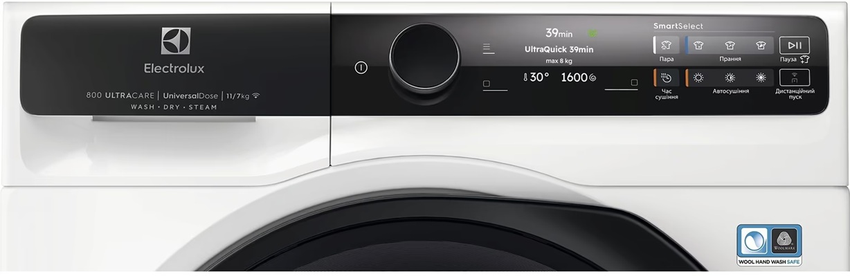 Прально-сушильна машина Electrolux EW8W7607QU