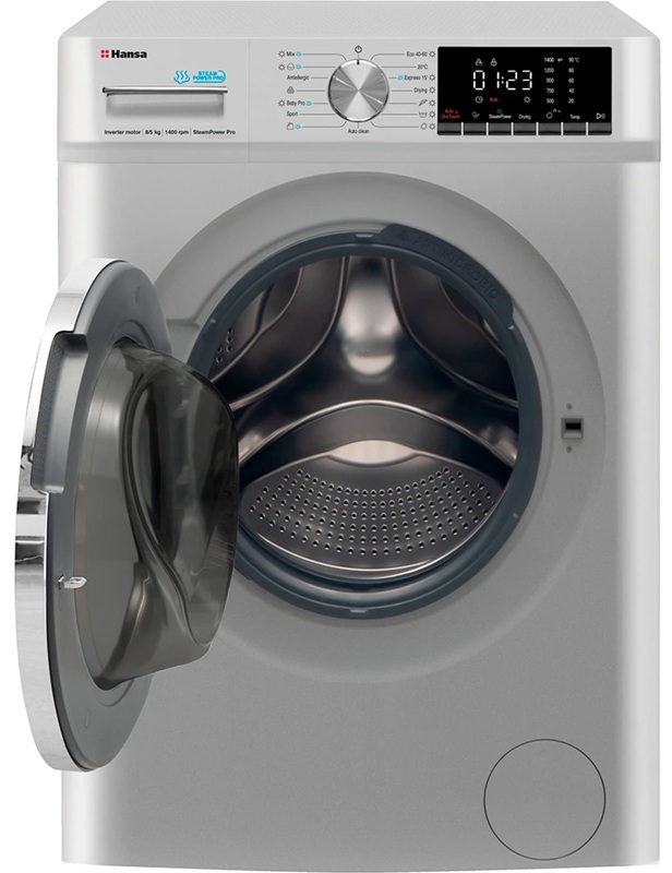Прально-сушильна машина Hansa WDHG814521LG 