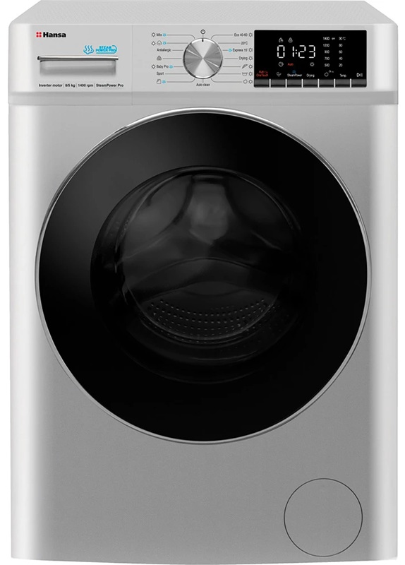 Прально-сушильна машина Hansa WDHG814521LG 