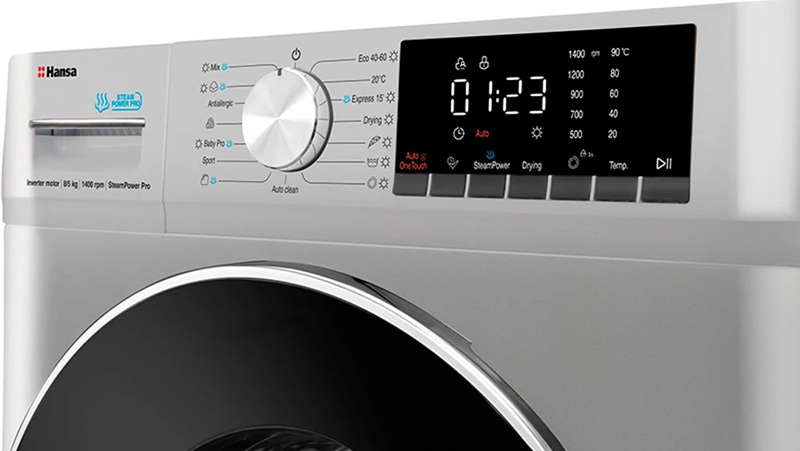 Прально-сушильна машина Hansa WDHG814521LG 