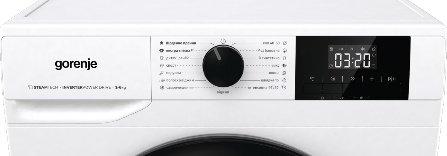 Пральна машина автоматична Gorenje W3NGPI62SBS/UA