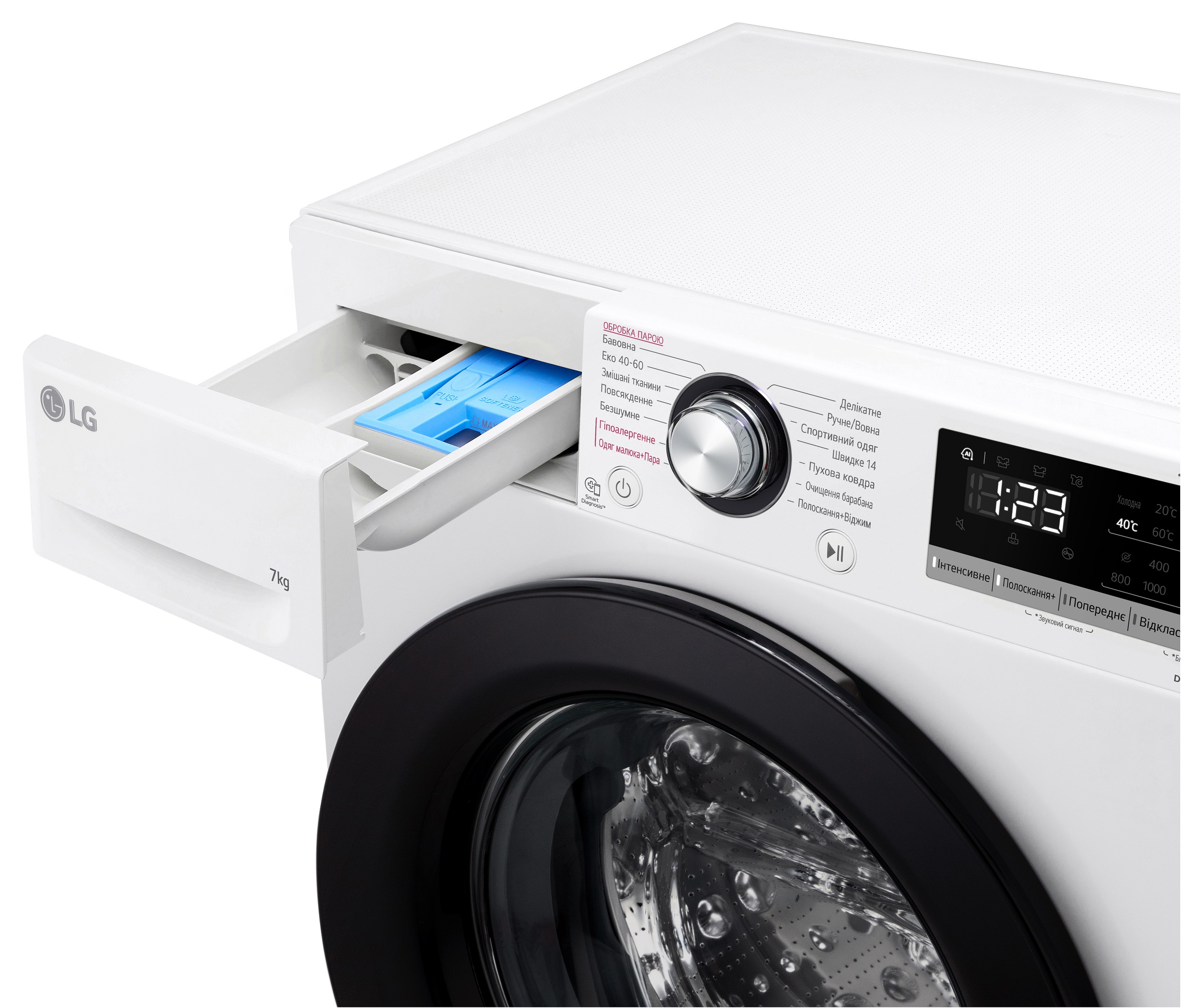 Пральна машина автоматична LG F2V3HS6WW