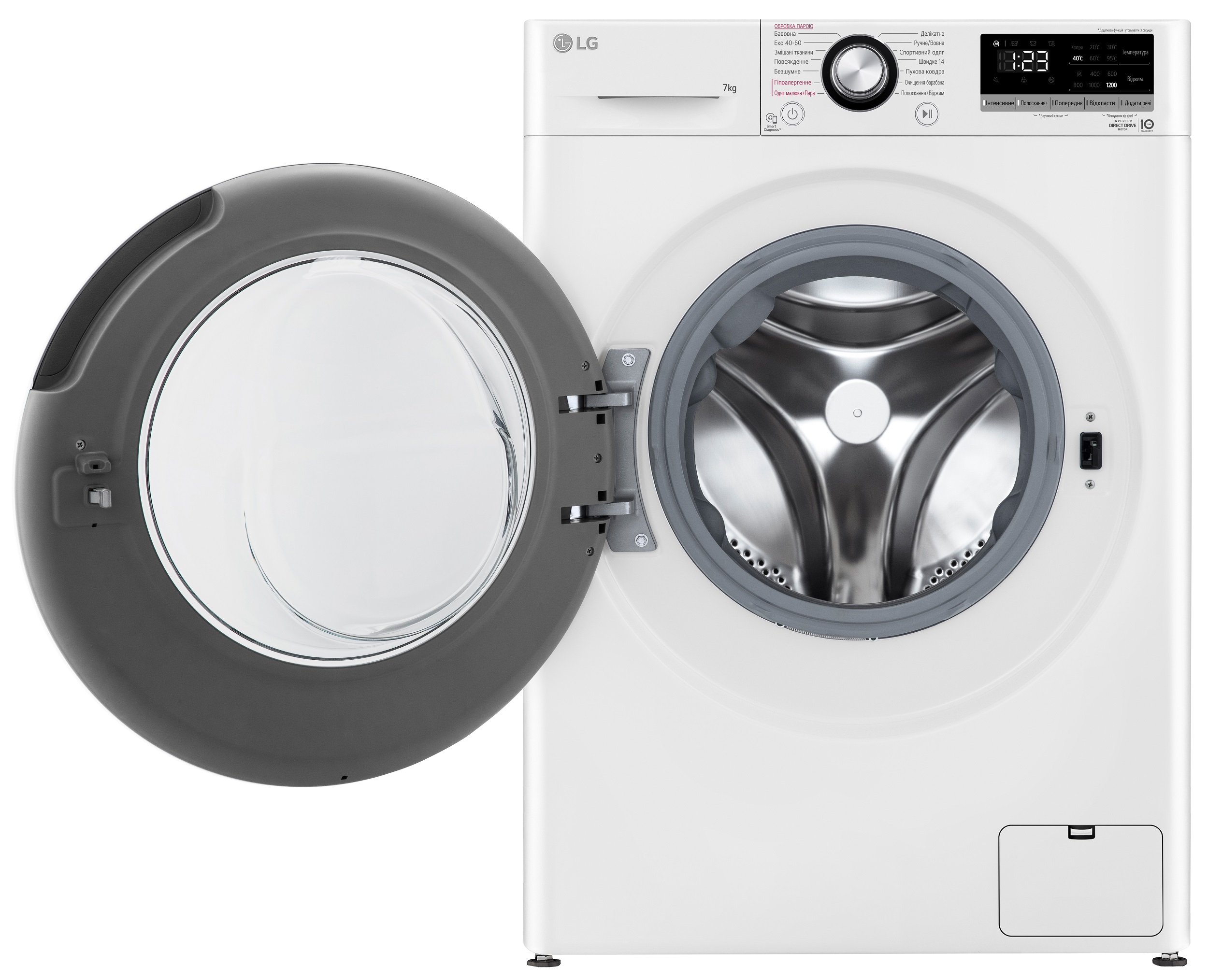 Пральна машина автоматична LG F2V3HS6WW