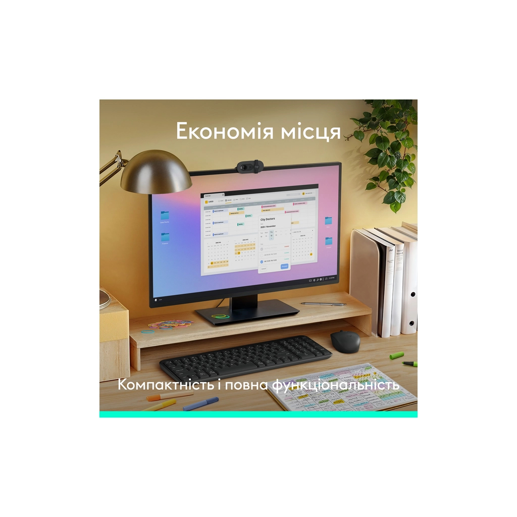 Клавіатура Logitech K250 Bluetooth/Wireless UA Graphite (920-013822)