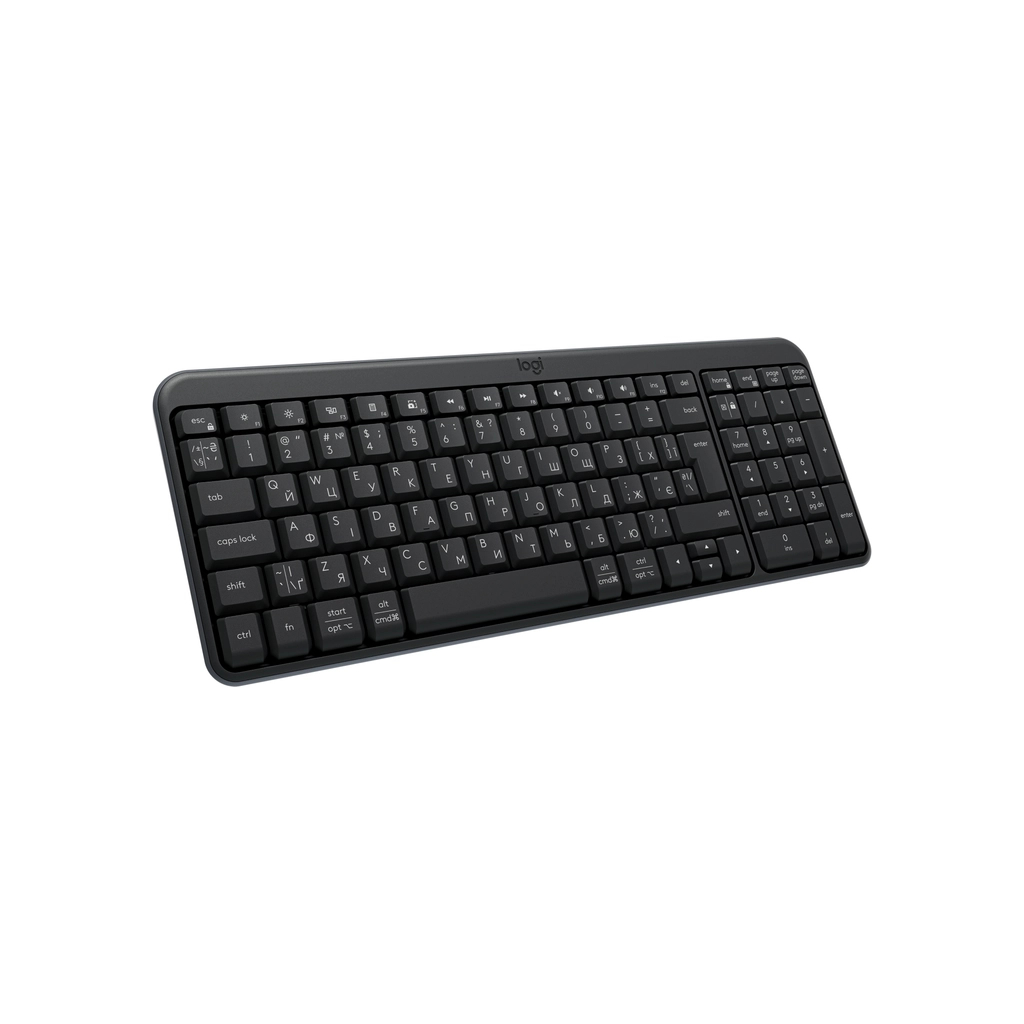 Клавіатура Logitech K250 Bluetooth/Wireless UA Graphite (920-013822)