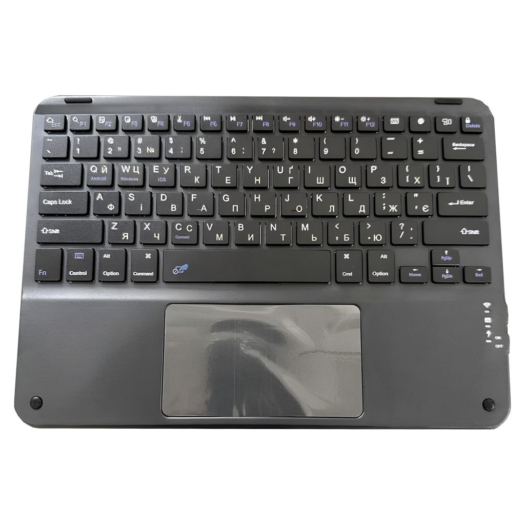 Клавіатура BeCover (265х185 мм) with TouchPad Bluetooth UA Black (713401)