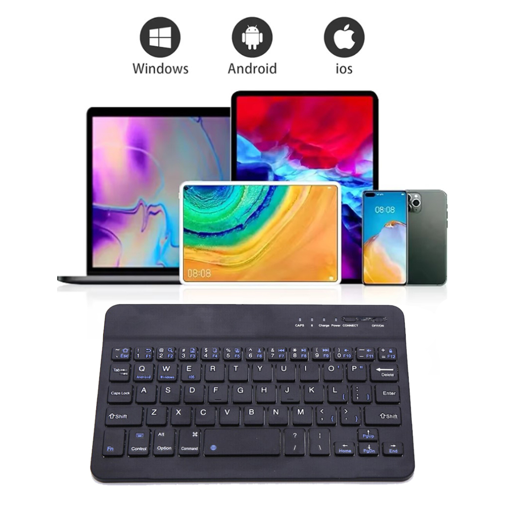 Клавіатура BeCover Bluetooth UA Black (713408)