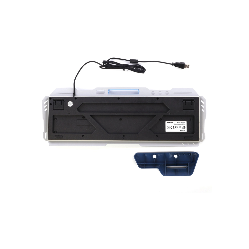Клавіатура Maxxter KBG-RGB-01-UA RGB USB Metal (KBG-RGB-01-UA)