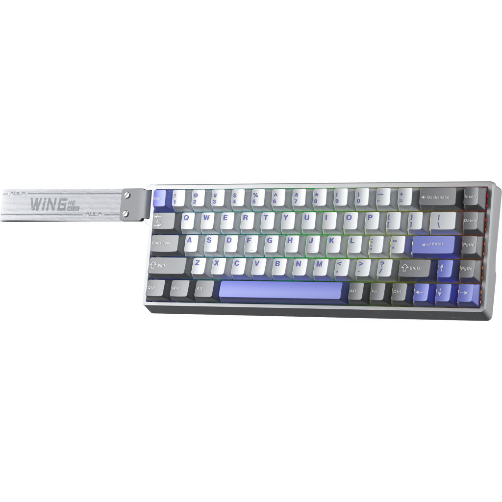Клавіатура Aula WIN68 HE Max Magnetic Switch USB UA Grey (6978080504081)