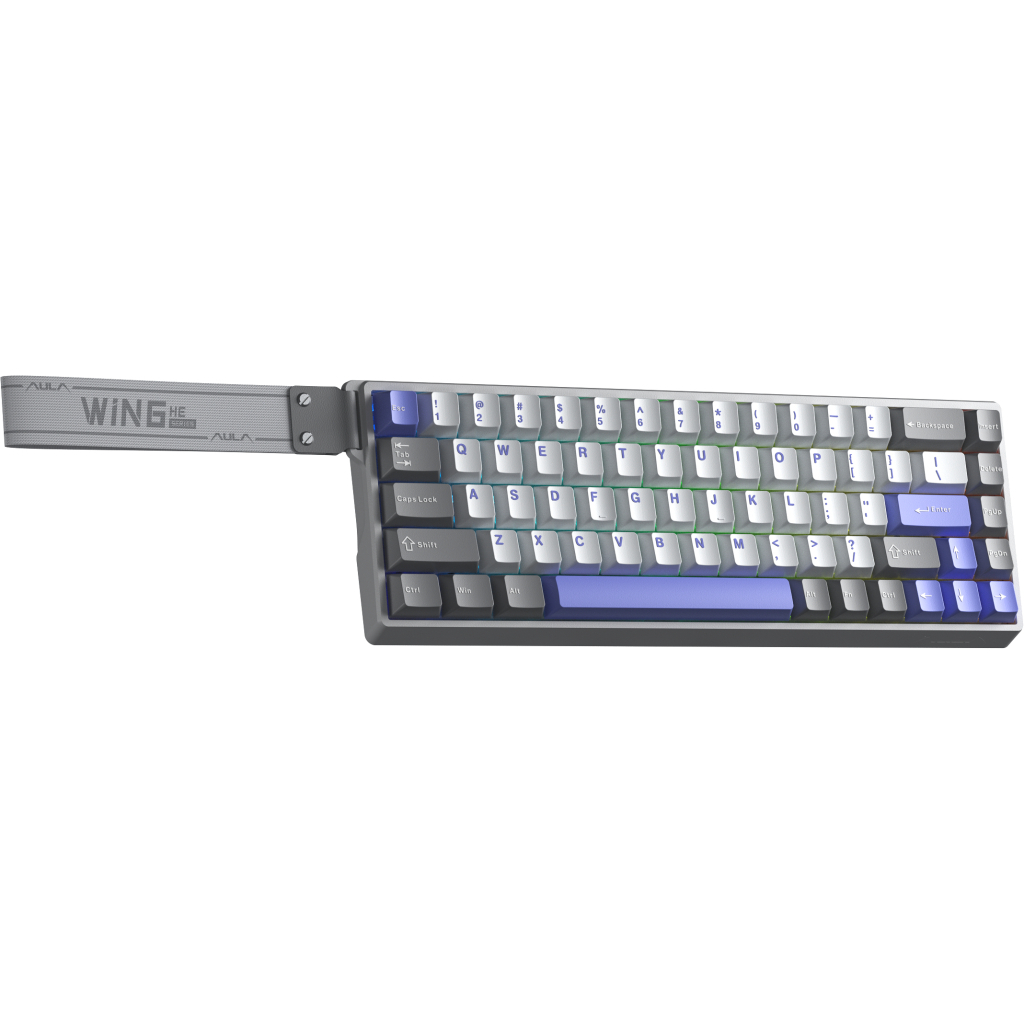 Клавіатура Aula WIN68 HE Max Magnetic Switch USB UA Grey (6978080504081)