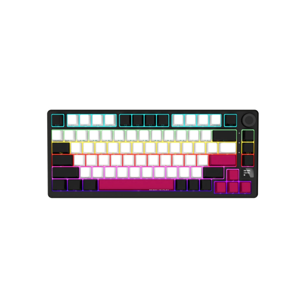 Клавіатура Lorgar KBP7075W Pro RGB Wireless/Bluetooth/USB UA Black/red (LRG-KBP7075W-BK-US)