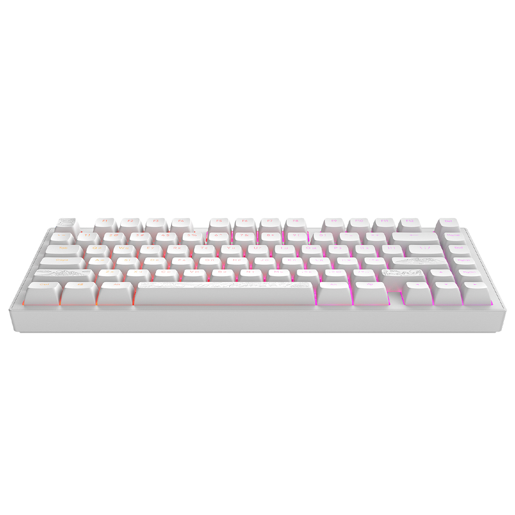 Клавіатура Dark Project ALU81 Terra Nostra PBT RGB Mech G3MS Moonstone White (DPKB_NOSTRA_81_ANSI_WHITE_UA)