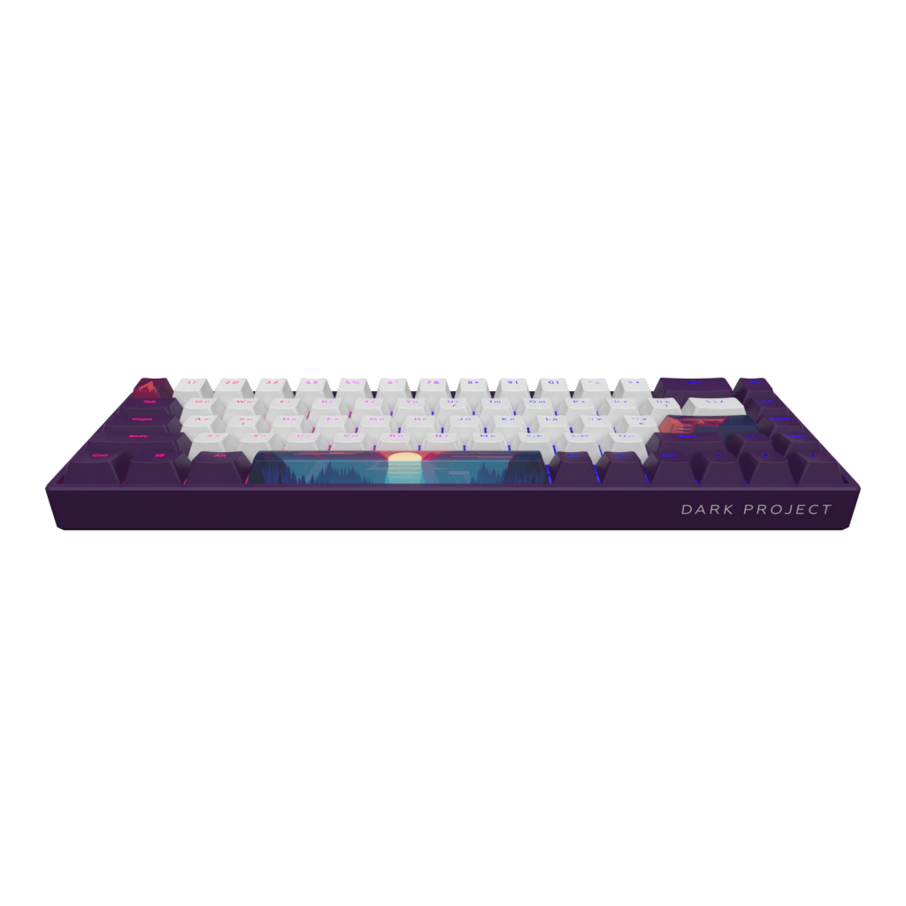 Клавіатура Dark Project Sunrise PBT RGB Mech G3MS Sapphire USB Violet/White (DPP68_GSH_SUNR_ANSI_UA)