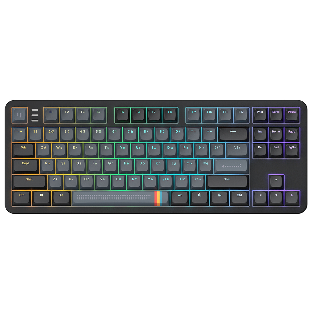 Клавіатура Dark Project ALU87 Midnight ABS RGB Mech G3MS Zircon Black (DPKB_MIDNIGHT_87_ANSI_UA)