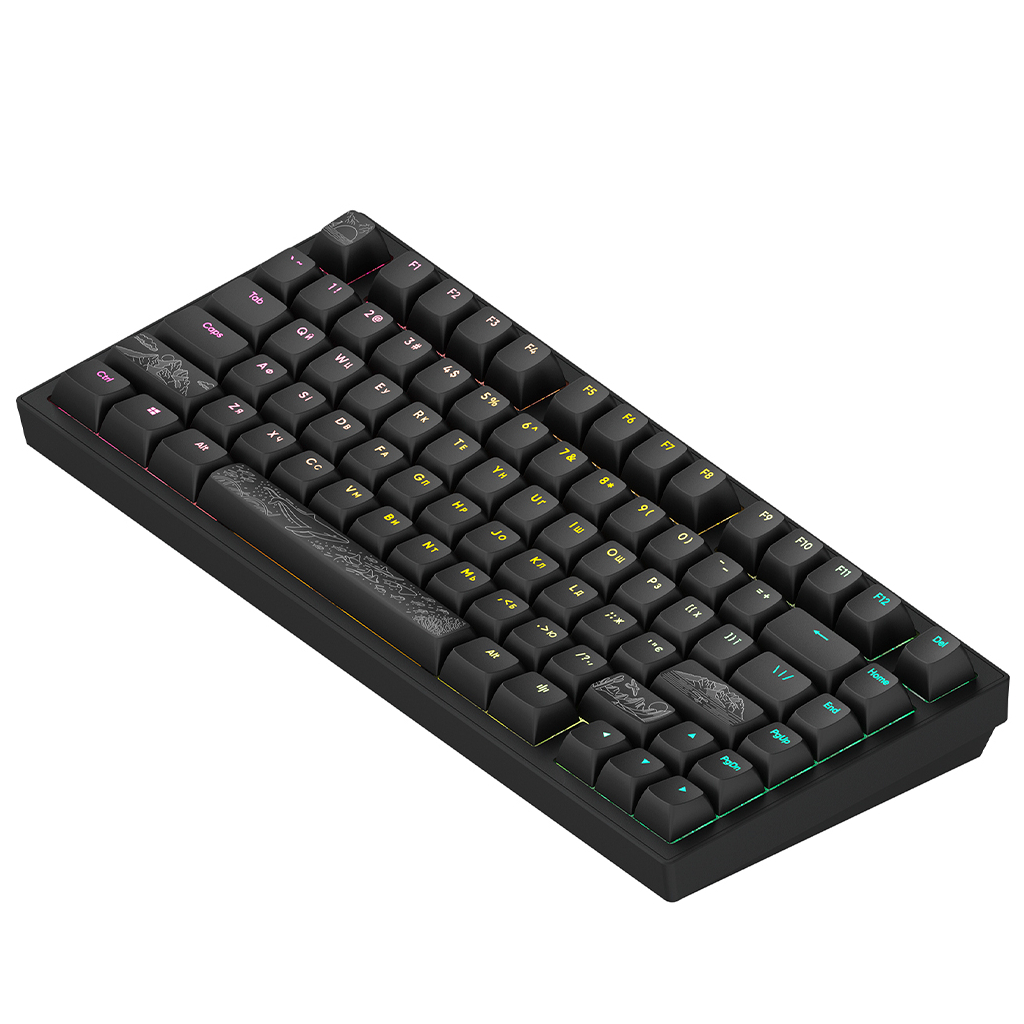 Клавіатура Dark Project ALU81 Terra Nostra PBT RGB Mech G3MS Moonstone Black (DPKB_NOSTRA_81_ANSI_BLACK_UA)