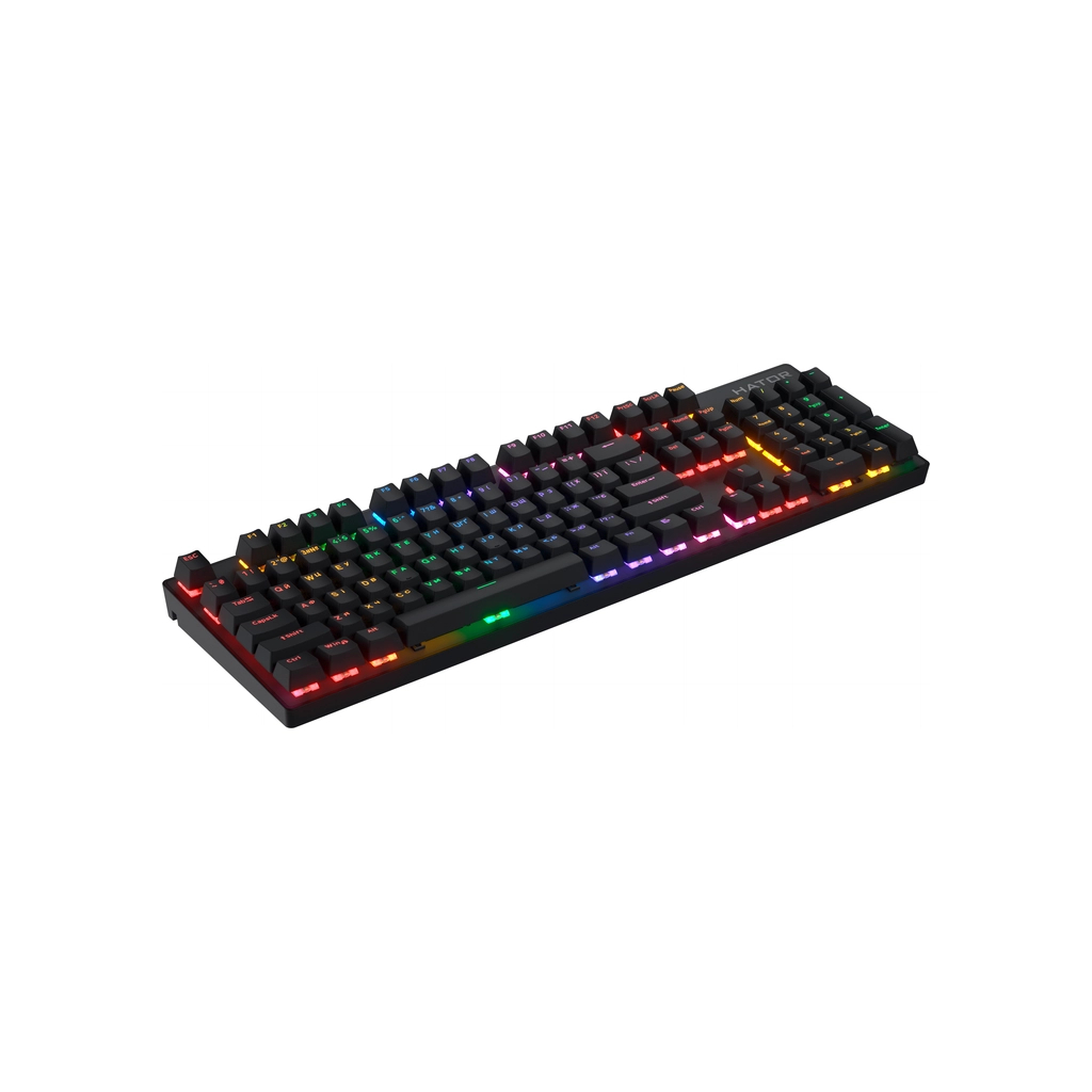 Клавіатура Hator Icefall Mecha Rainbow Wireless/USB Black (HTK204UA)