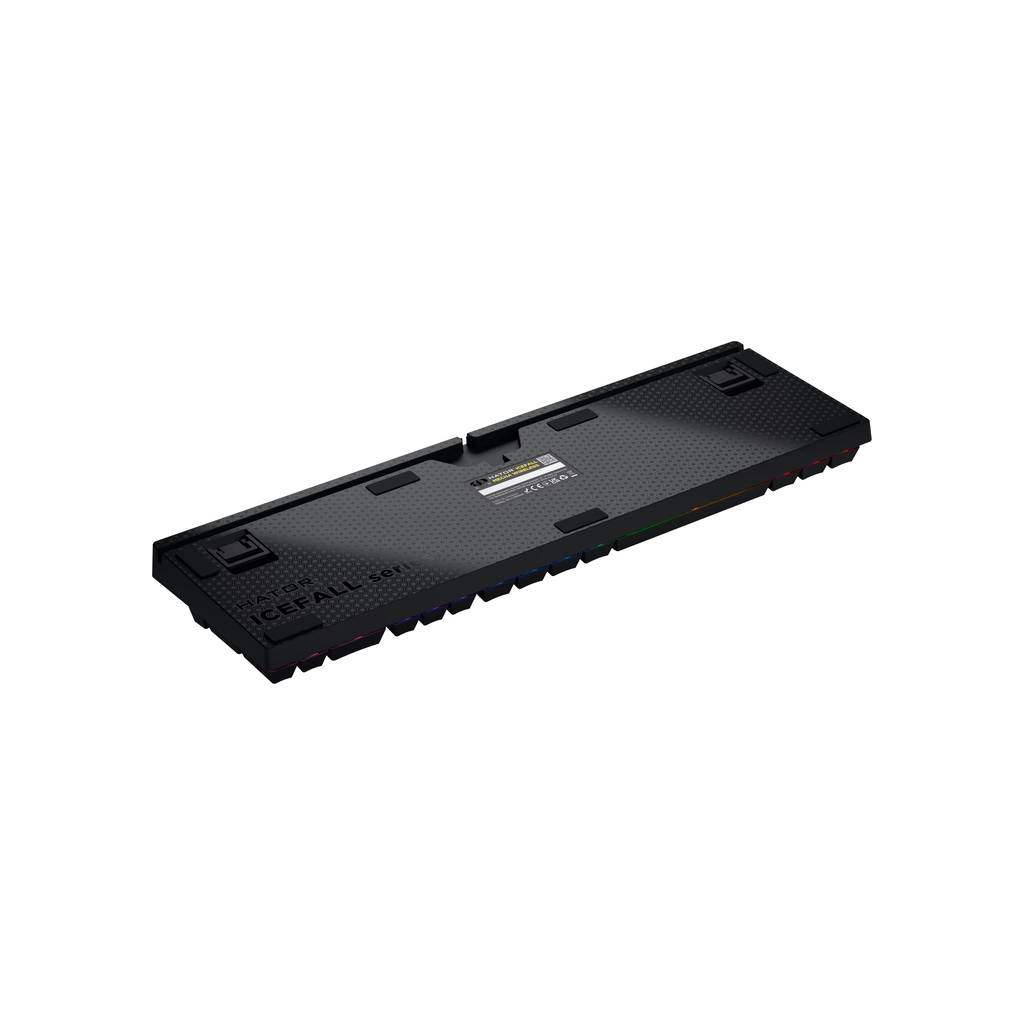 Клавіатура Hator Icefall Mecha Rainbow Wireless/USB Black (HTK204UA)