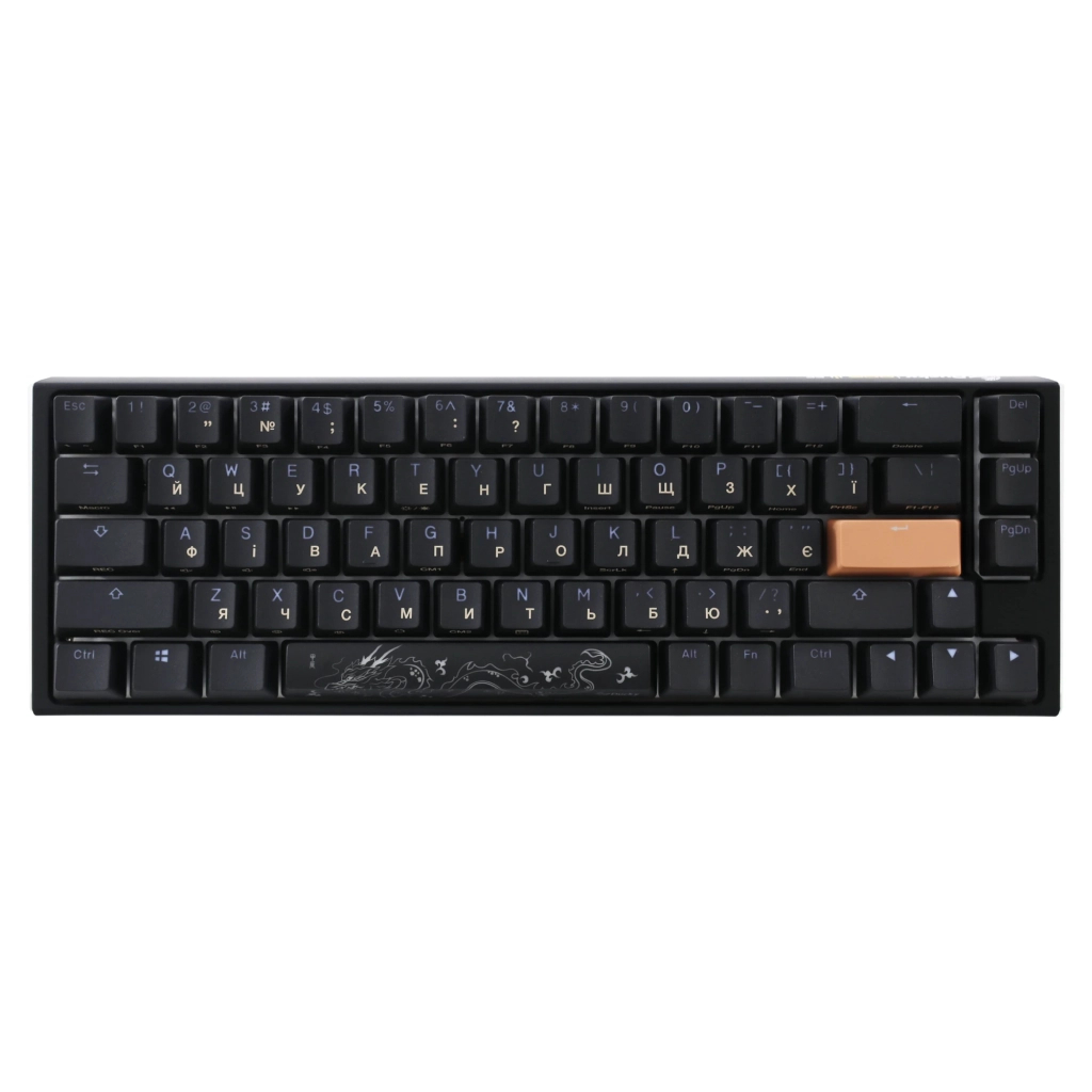 Клавіатура Ducky One 3 SF Cherry MX Red RGB UA USB Black (DKON2167ST-RUAPXCLAWSC1)