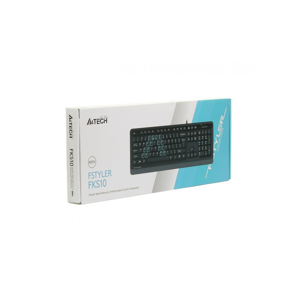 Клавіатура A4Tech FKS10 USB Grey