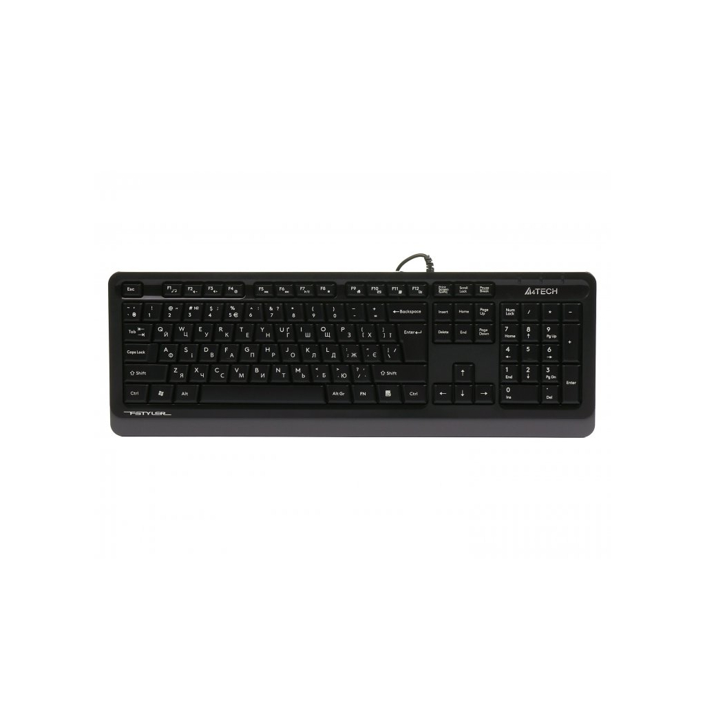 Клавіатура A4Tech FKS10 USB Grey