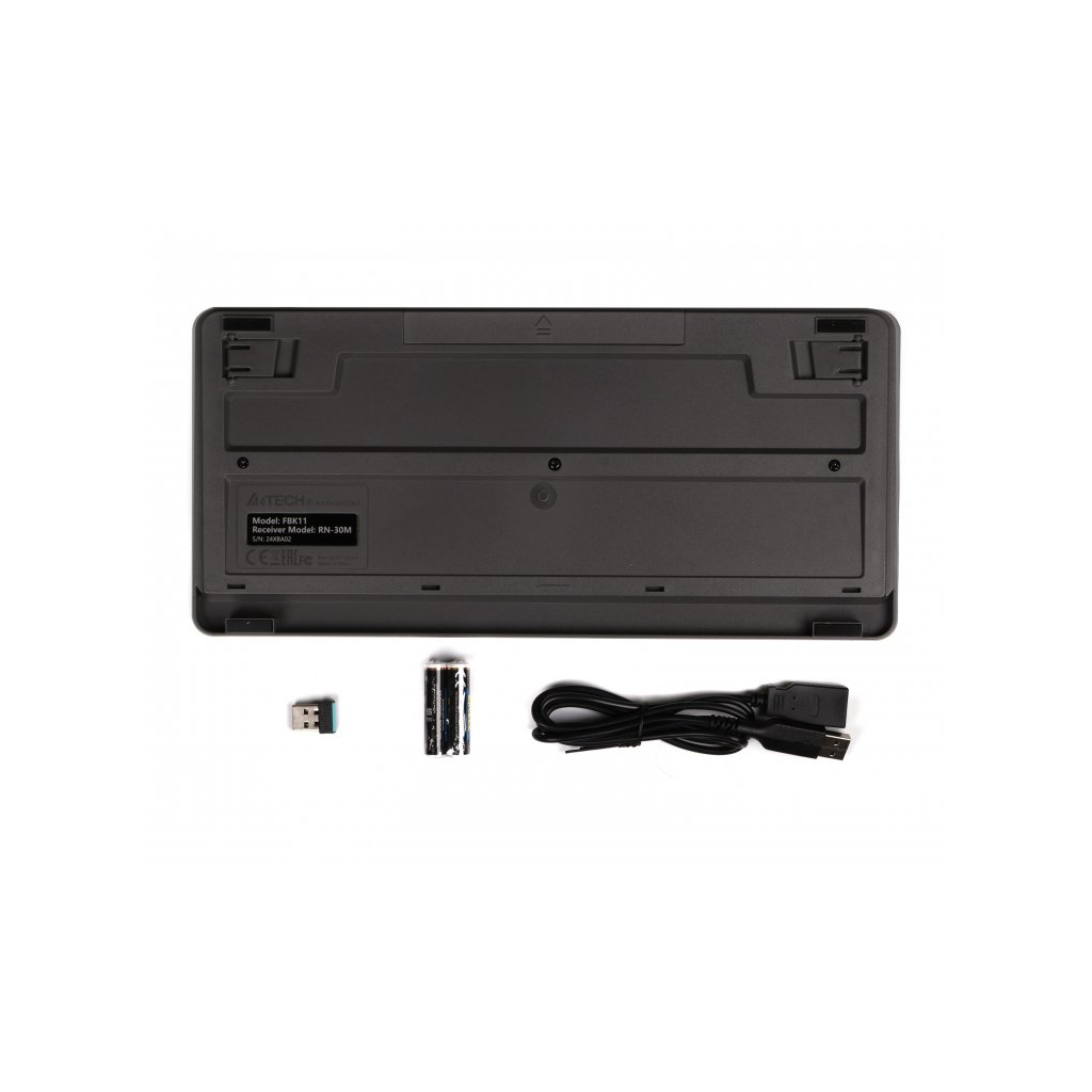 Клавіатура A4Tech FBK11 Wireless Grey