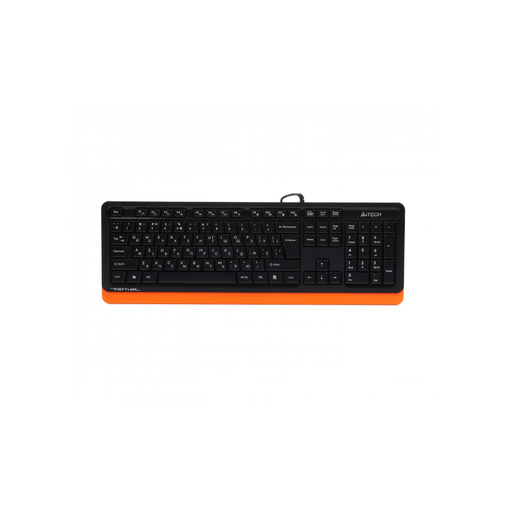 Клавіатура A4Tech FKS10 USB Orange