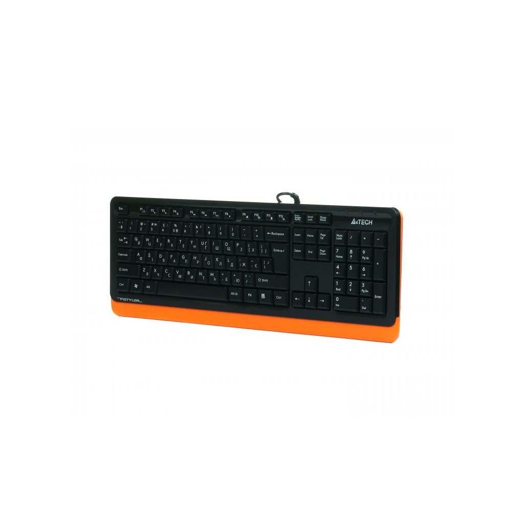 Клавіатура A4Tech FKS10 USB Orange