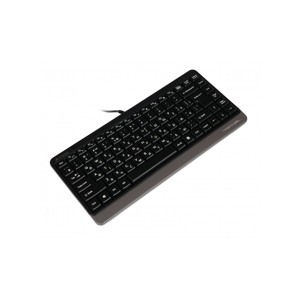 Клавіатура A4Tech FK11 Fstyler Compact Size USB Grey (FK11 USB (Grey))
