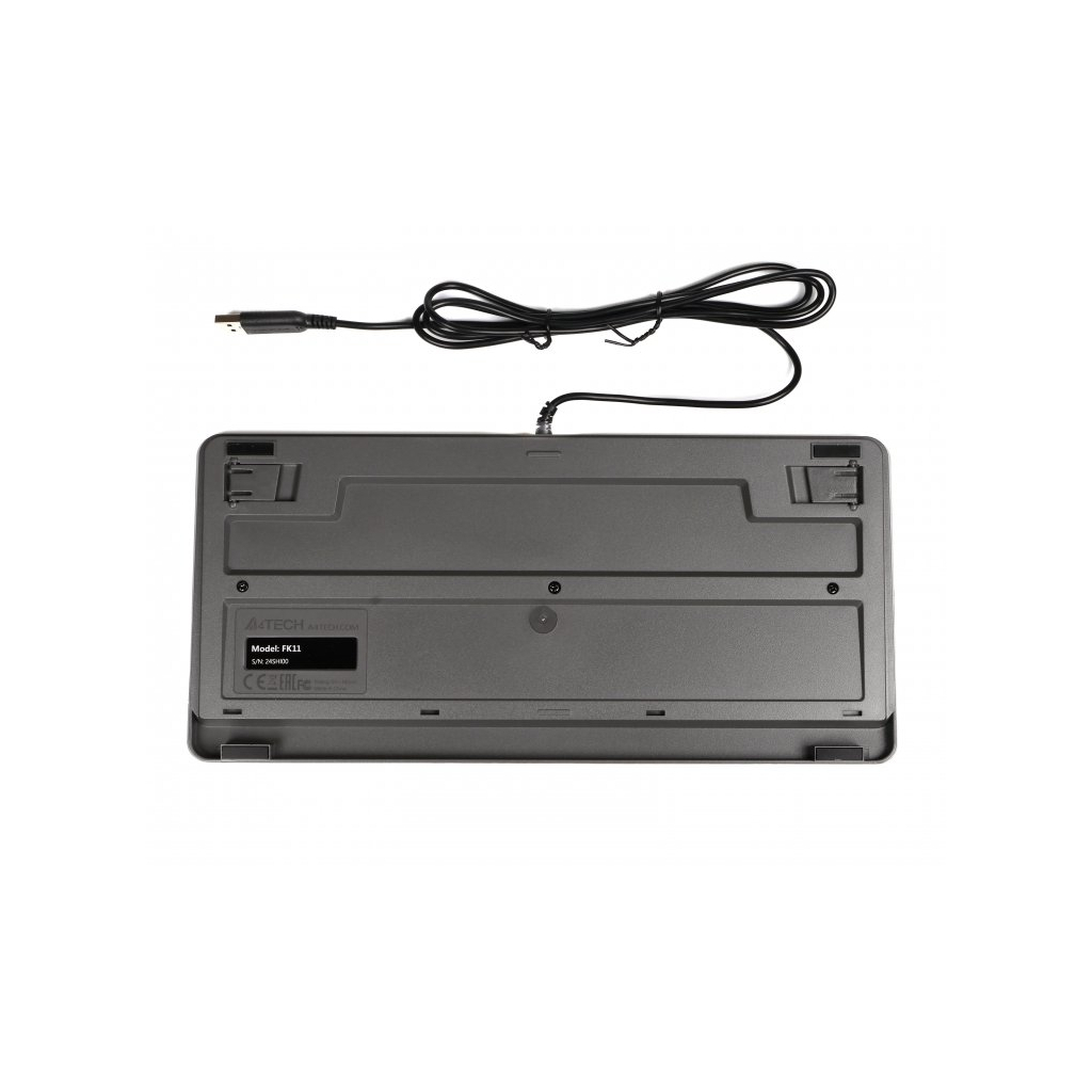 Клавіатура A4Tech FK11 Fstyler Compact Size USB Grey (FK11 USB (Grey))