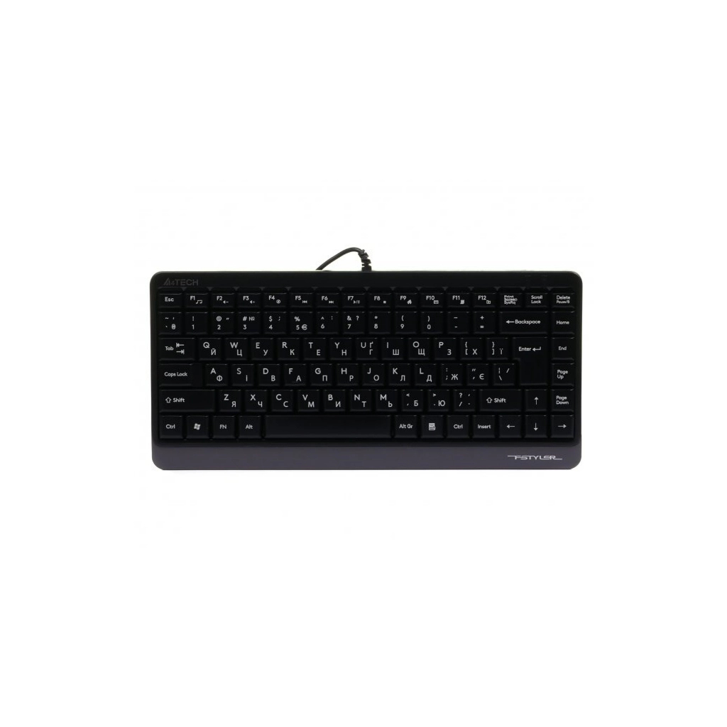 Клавіатура A4Tech FK11 Fstyler Compact Size USB Grey (FK11 USB (Grey))