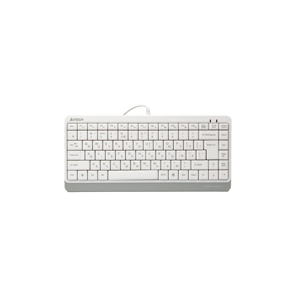 Клавіатура A4Tech FK11 Fstyler Compact Size USB White (FK11 USB (White))