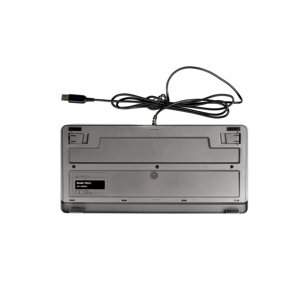 Клавіатура A4Tech FKS11 USB Grey
