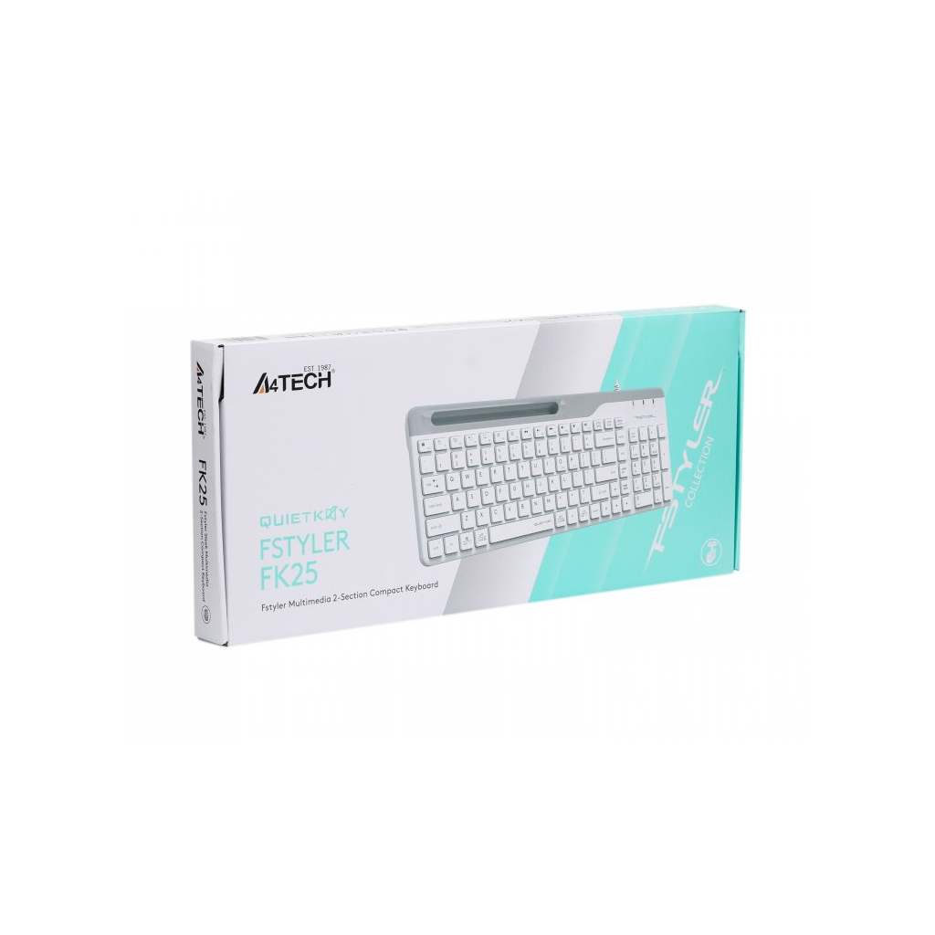 Клавіатура A4Tech FK25 USB White