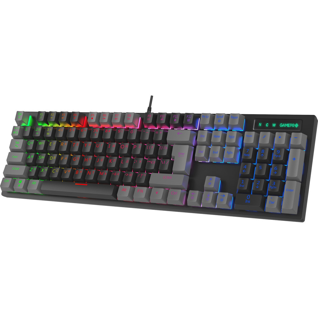 Клавіатура GamePro MK105R LED Red Switch USB Black (MK105R)