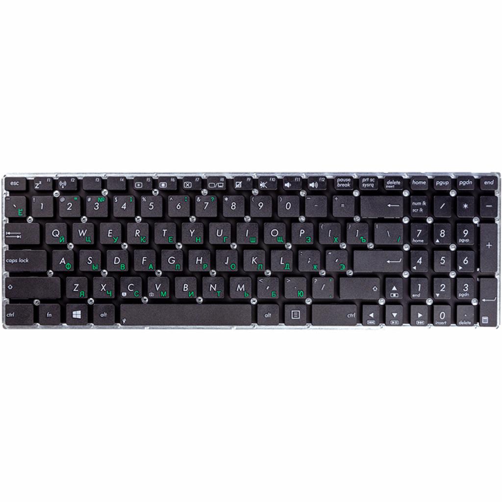 Клавіатура ноутбука ASUS X556, X556U черн (KB310771)