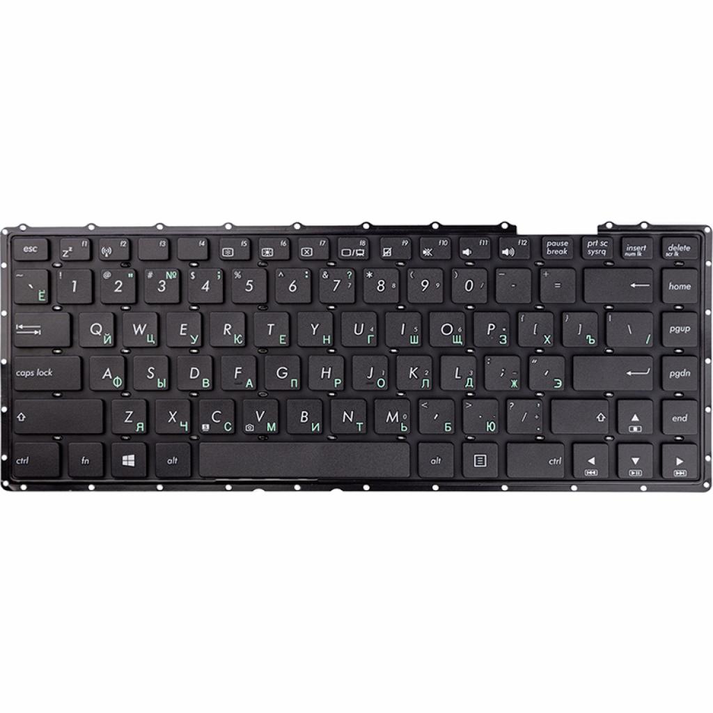 Клавіатура ноутбука ASUS X453, X451 черн (KB310723)