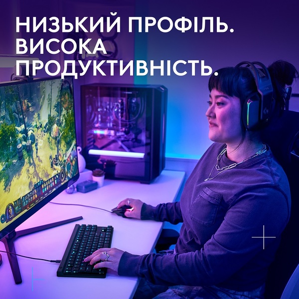 Клавіатура Logitech G515 TKL Gaming - Black - US INT'L (L920-012872) 