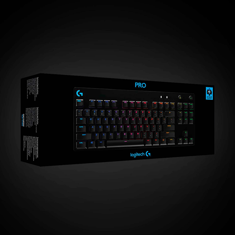 Клавіатура Logitech G PRO Mechanical Gaming USB Black (920-009392)