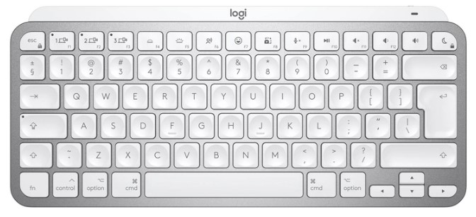 Клавіатура Logitech MX Keys Mini For Mac Wireless Illuminated Pale Grey